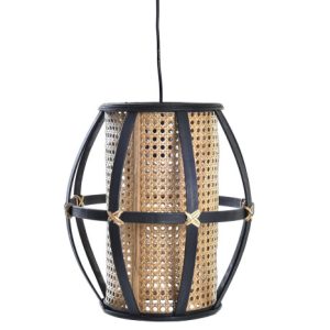 Candeeiro de teto em Bambu e Rattan