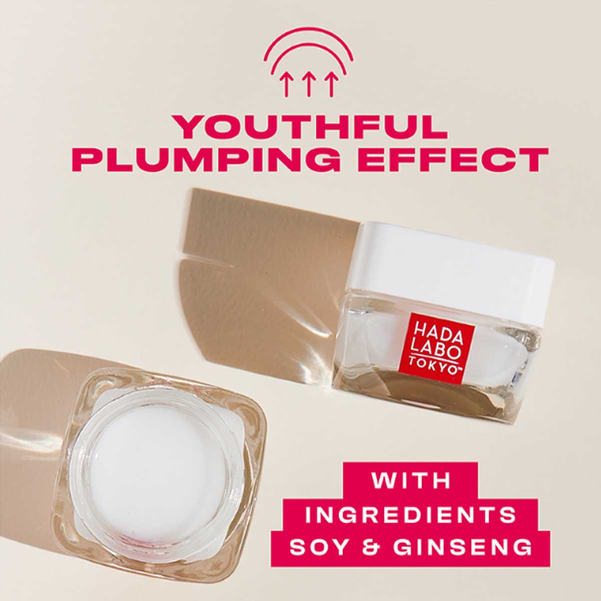 Hada Labo Tokyo Anti-Aging Oval V-Lift Hydro Cream - Image 4