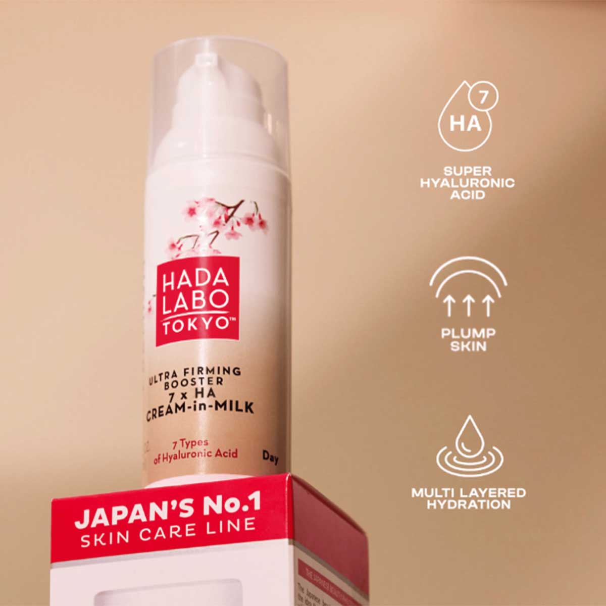 Hada Labo Tokyo Ultra Firming Booster 7xHA Cream-in-Milk - Image 2