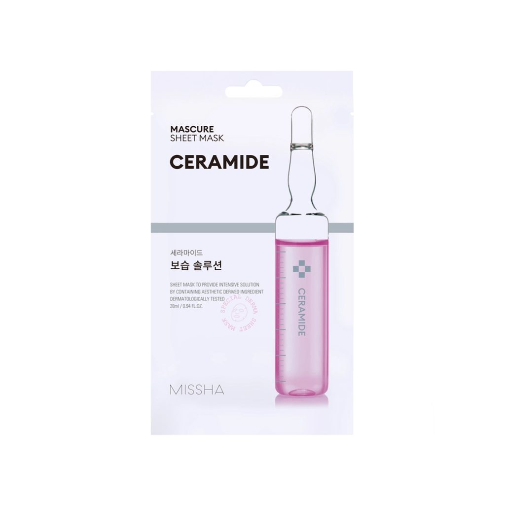 MISSHA – Mascure Moisture Barrier Solution Sheet Mask (Ceramide)