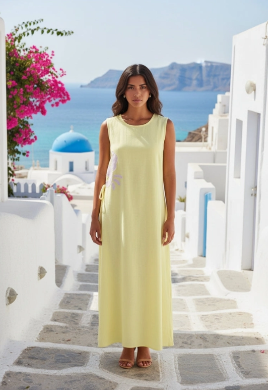 Vestido Solara Yellow