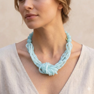 Colar Artesanal Turquesa