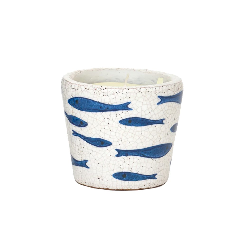 Vela em Cerâmica Craquelada